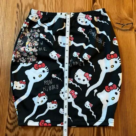 Ron Kibble Punk Art Hello Kitty Sanriocore Miniskirt - Picture 7 of 7